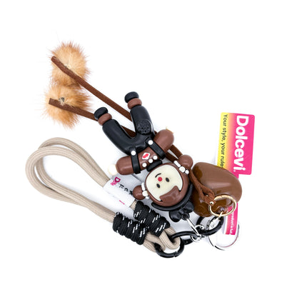 Cocoa Heart Doll Charm