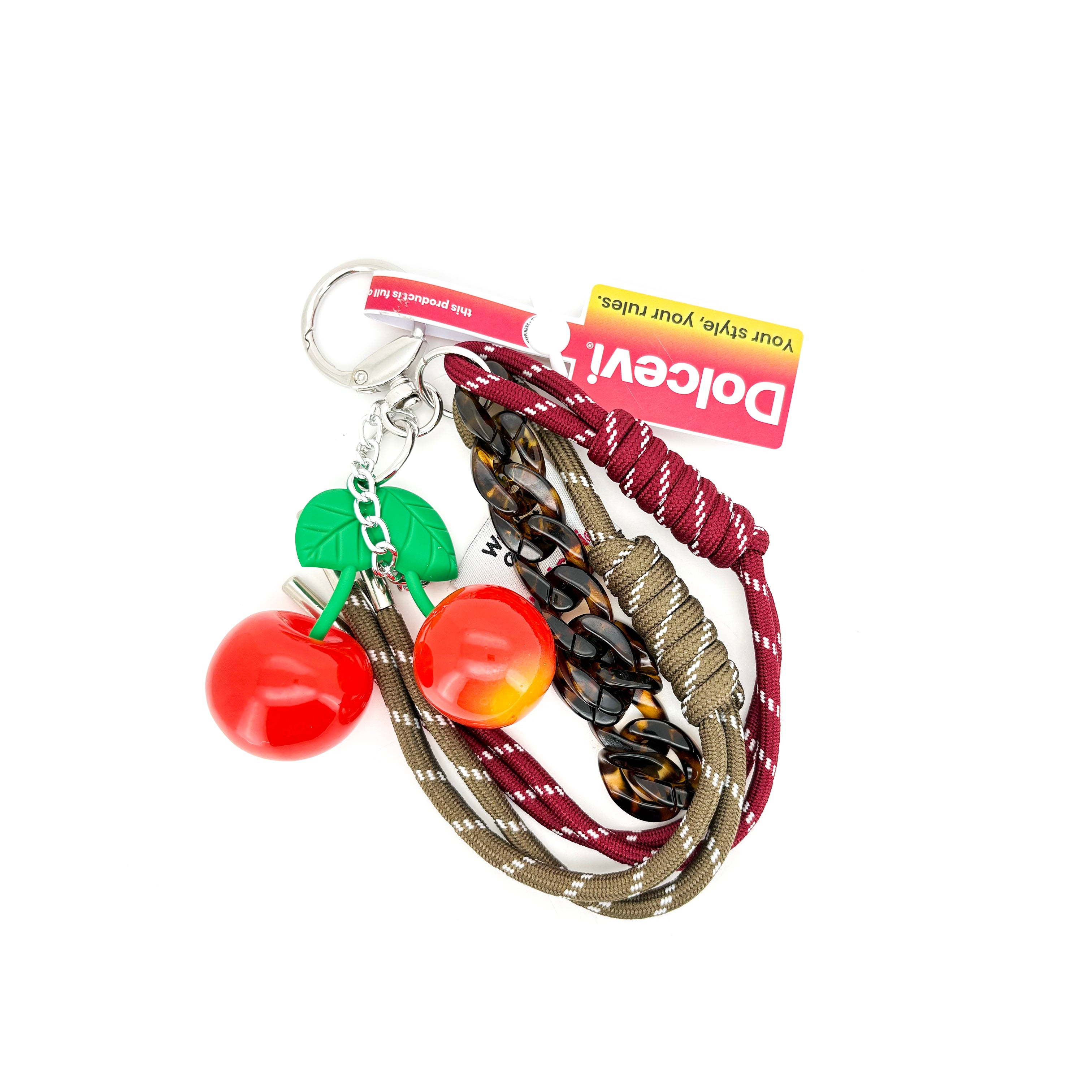 Cherry Chain Pop Charm