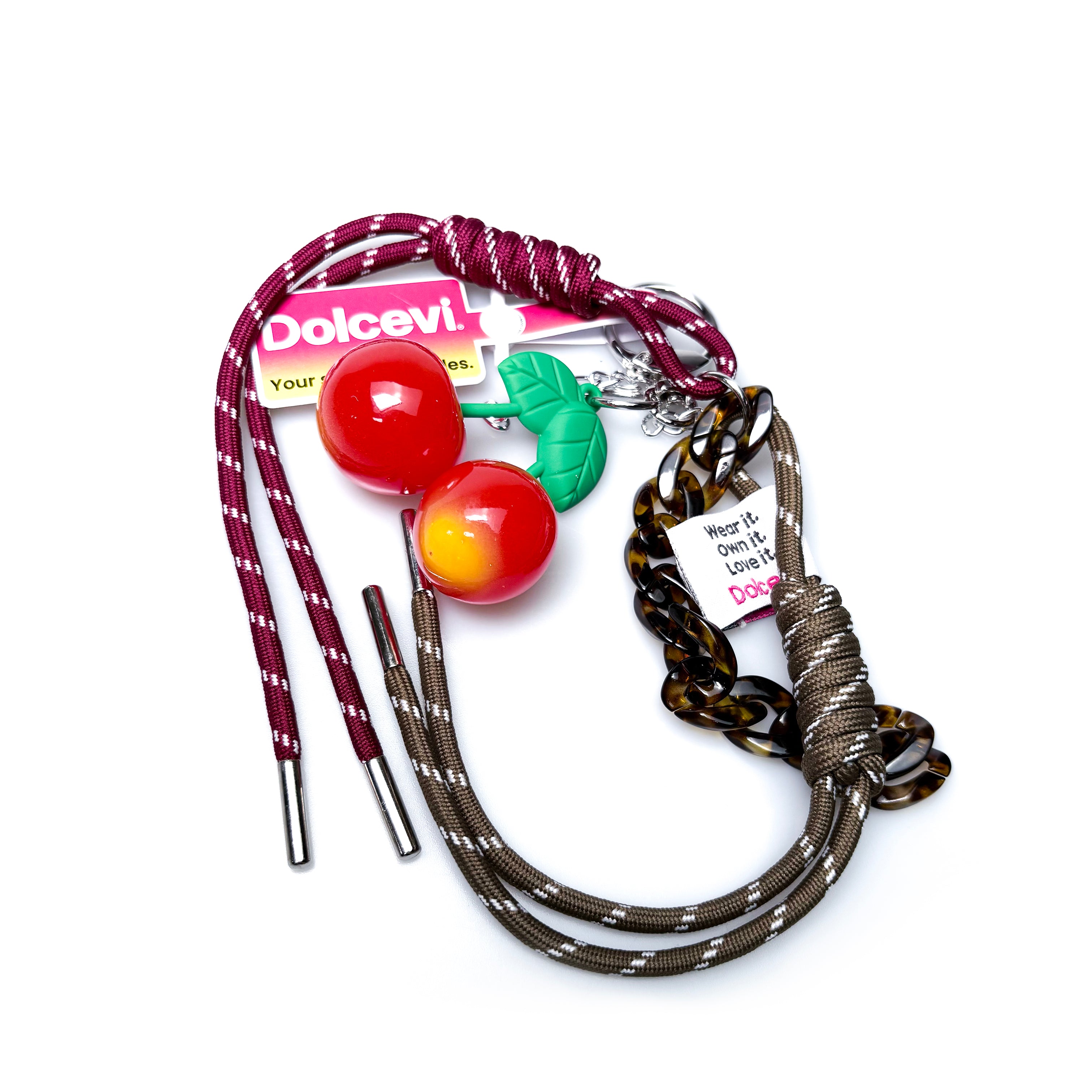 Cherry Chain Pop Charm