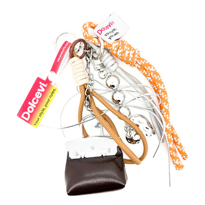 Metallic Mini Purse Charm