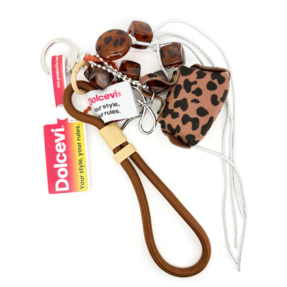 Wild Chic Leopard Bag Charm