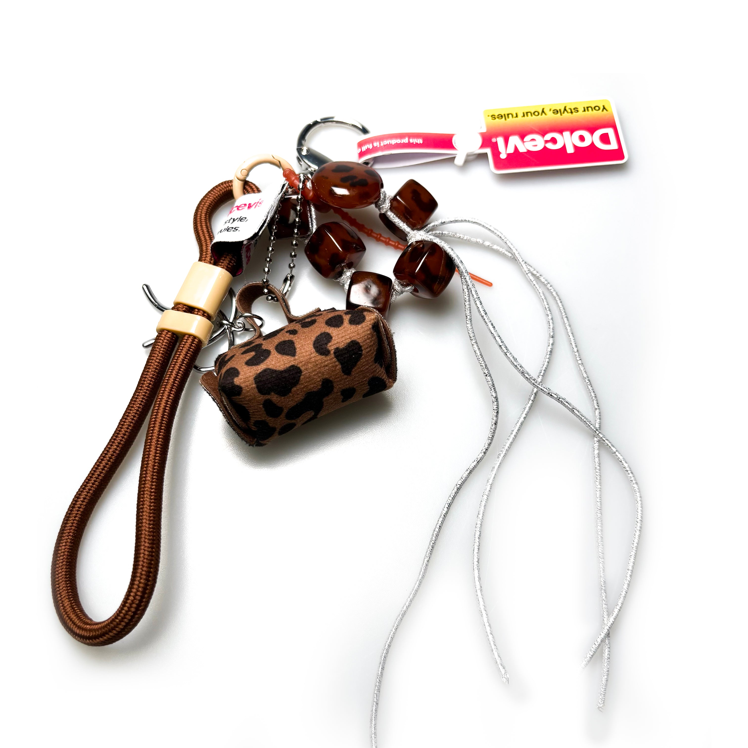 Wild Chic Leopard Bag Charm