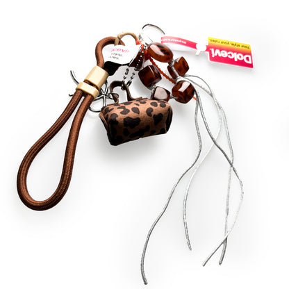 Wild Chic Leopard Bag Charm