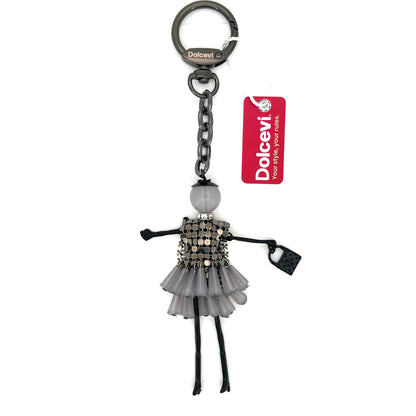 Fancy Grey Dress Charm