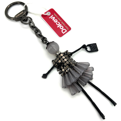 Fancy Grey Dress Charm
