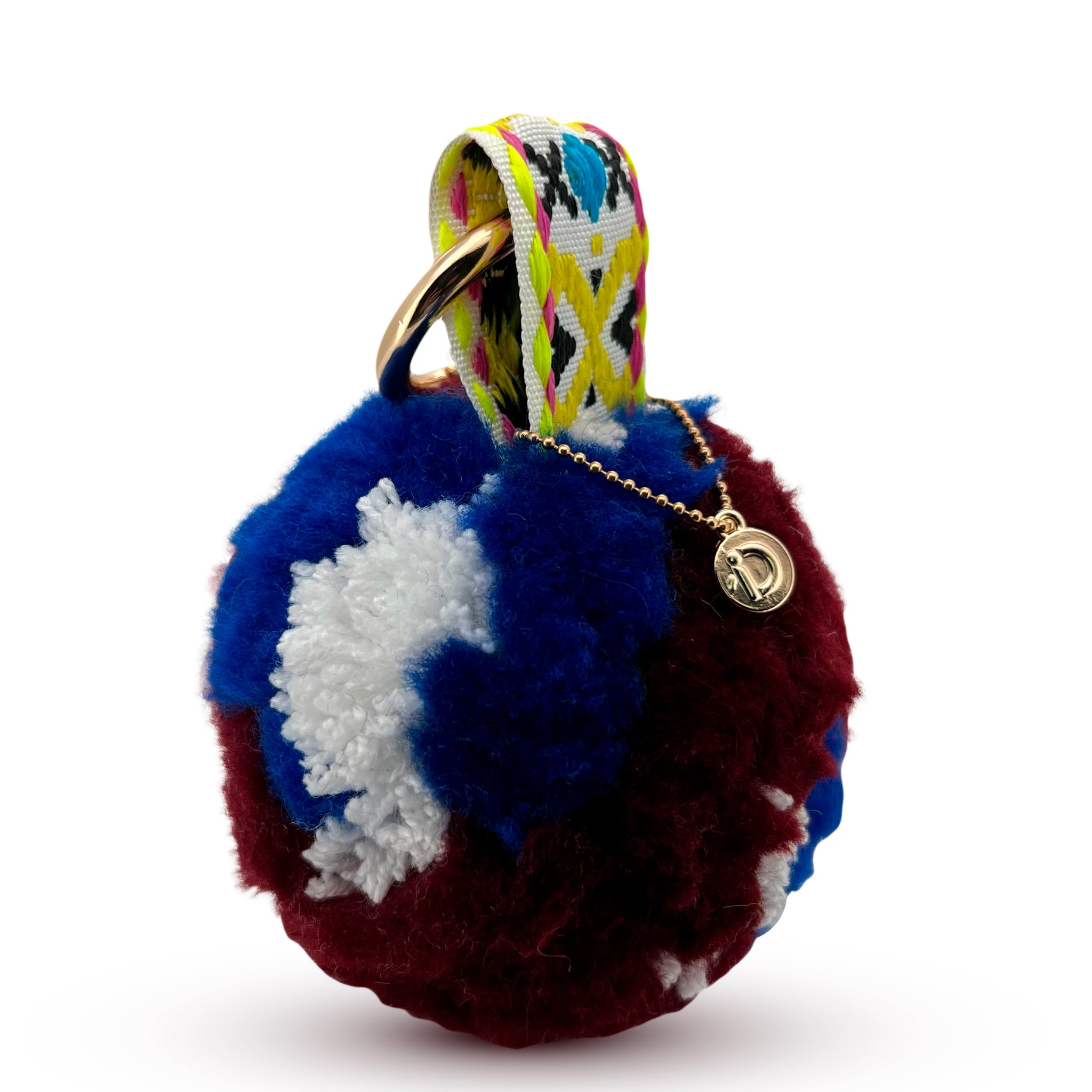 Multicolor Vibrant Pom-Pom Charm