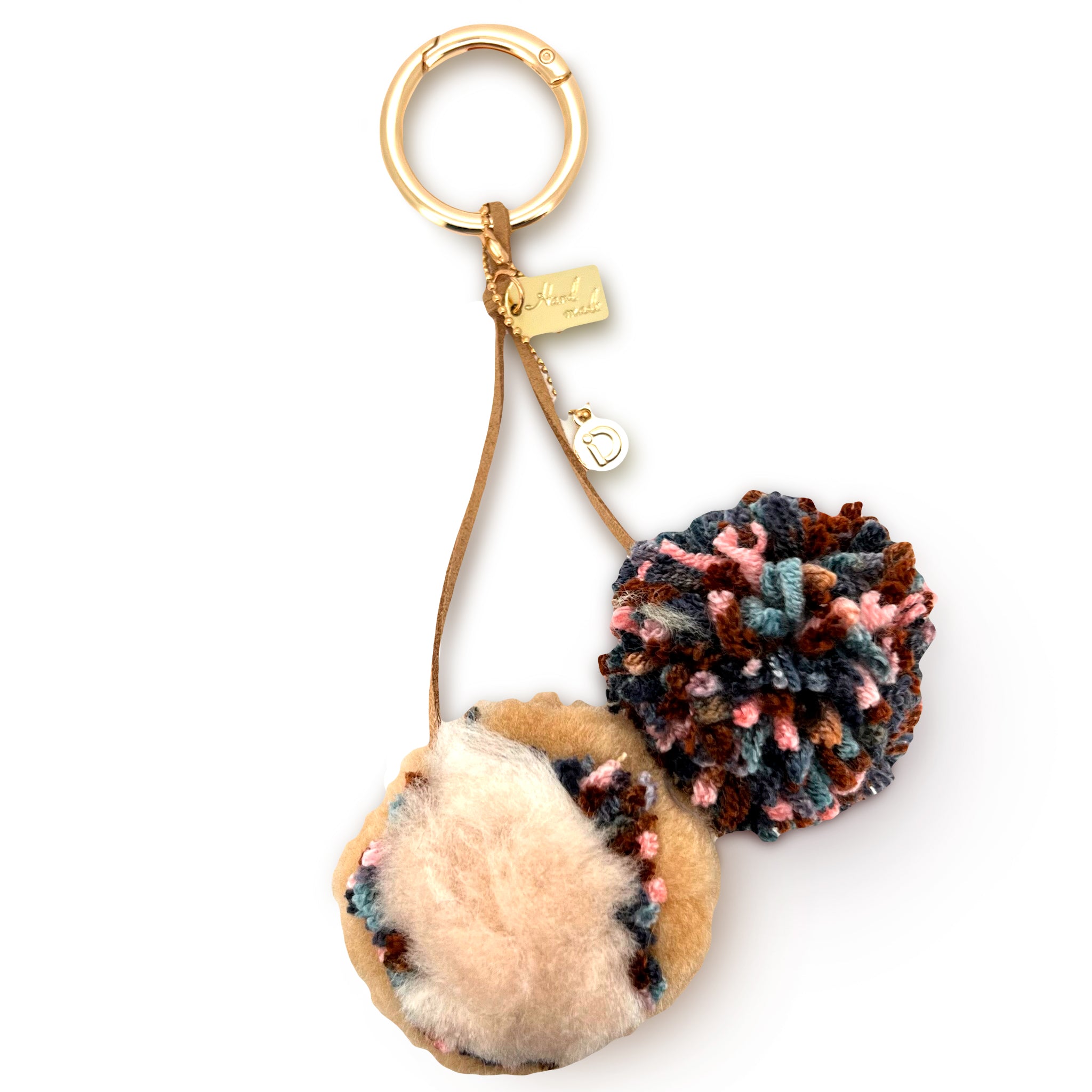 Rustic Bloom Pom-Pom Charm