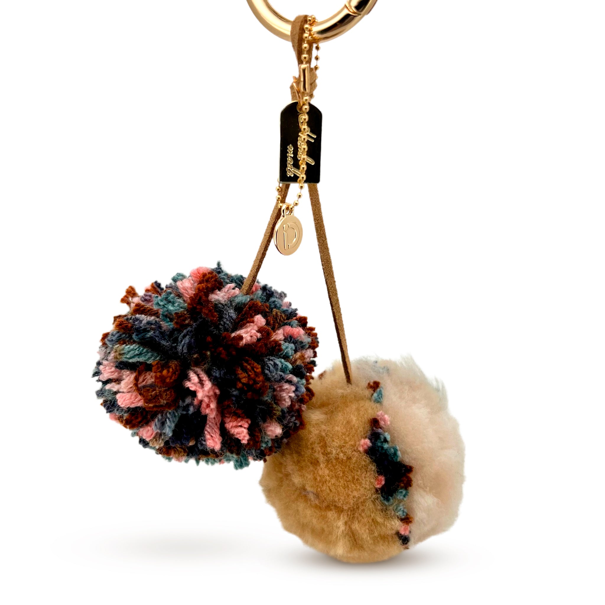 Rustic Bloom Pom-Pom Charm