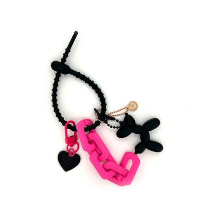 Balloon Pup Chain Charm