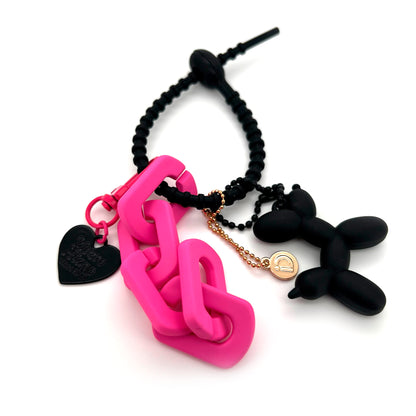 Balloon Pup Chain Charm