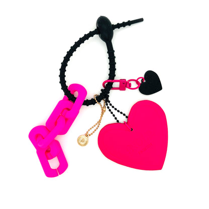 Neon Heart Charm