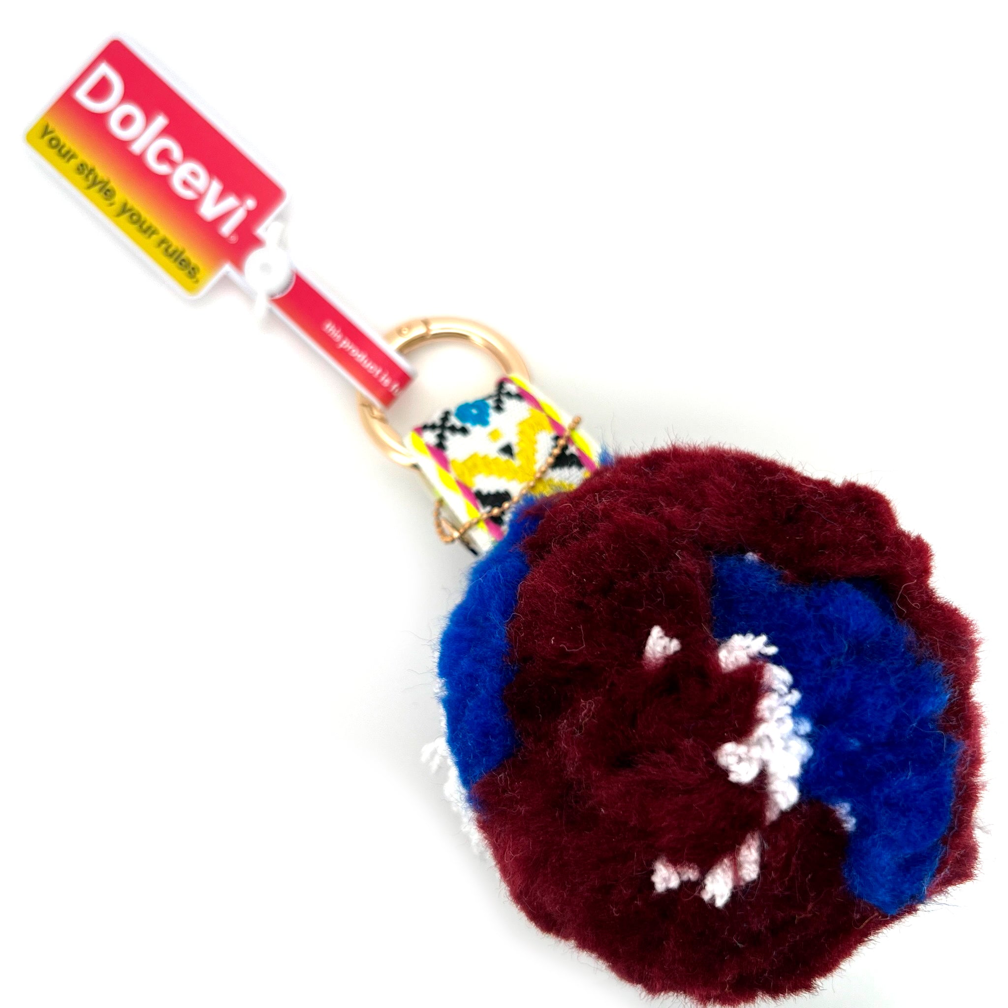 Multicolor Vibrant Pom-Pom Charm