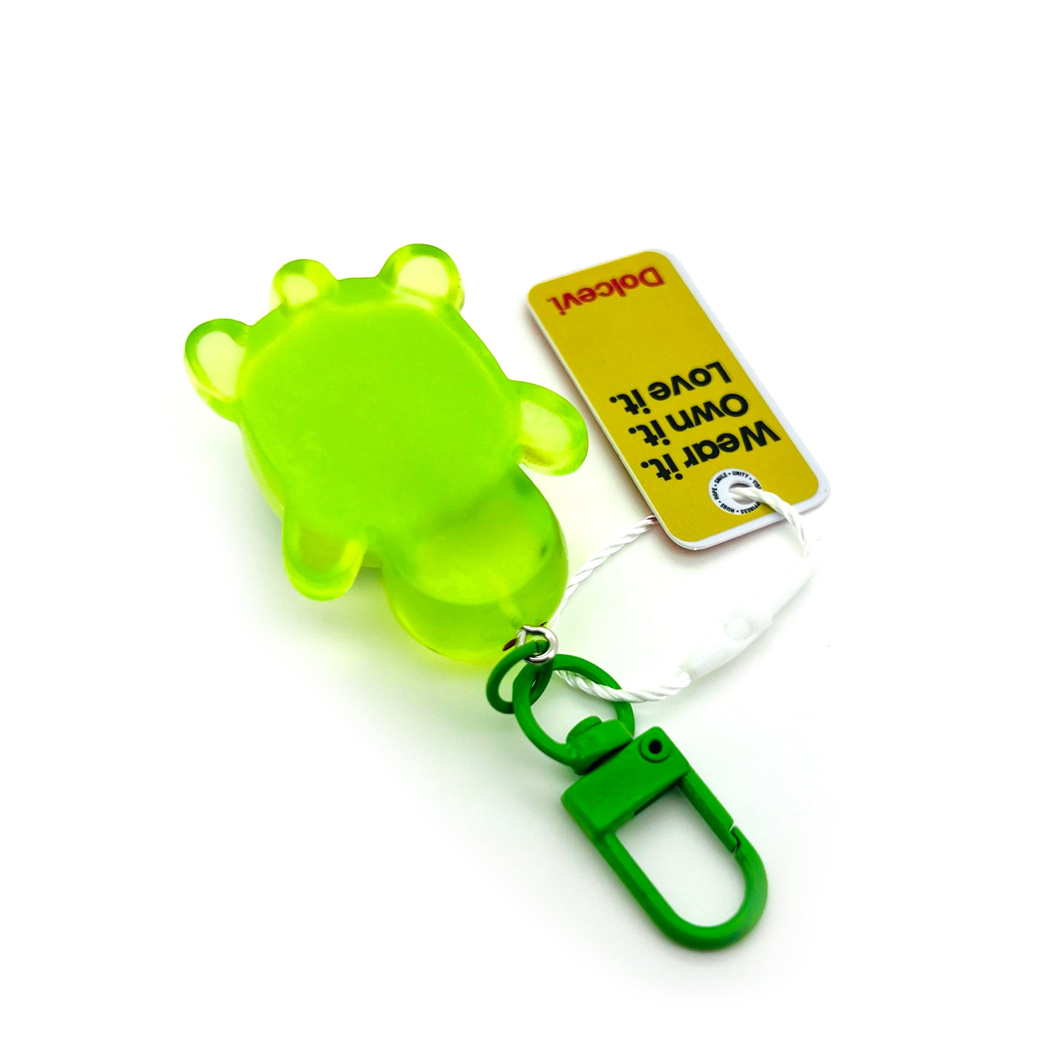 Neon Green Turtle Charm