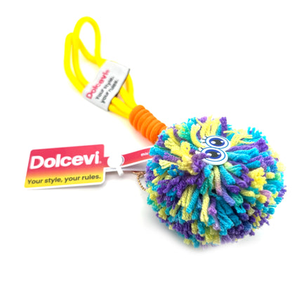 Neon Bloom Pom-Pom Charm