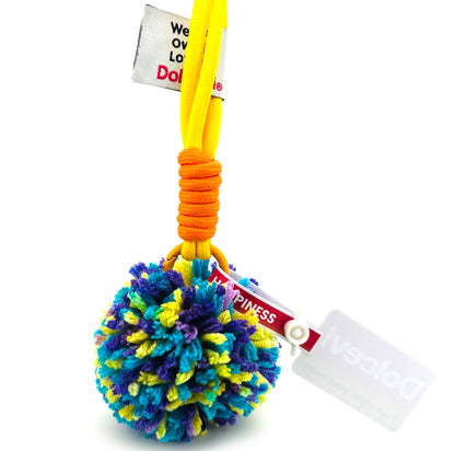 Neon Bloom Pom-Pom Charm