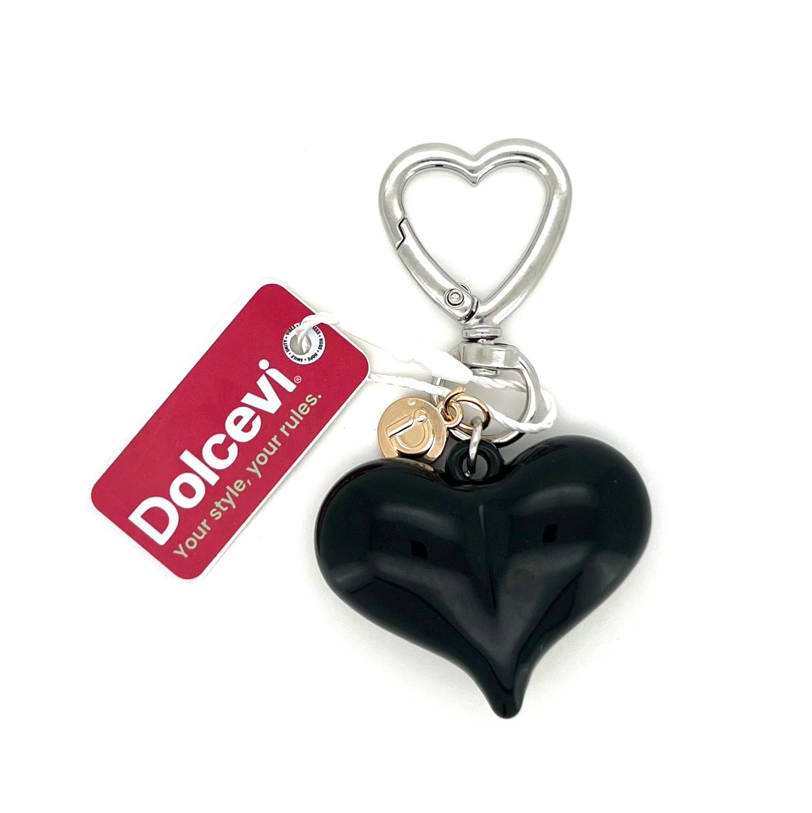 Midnight Heart Charm