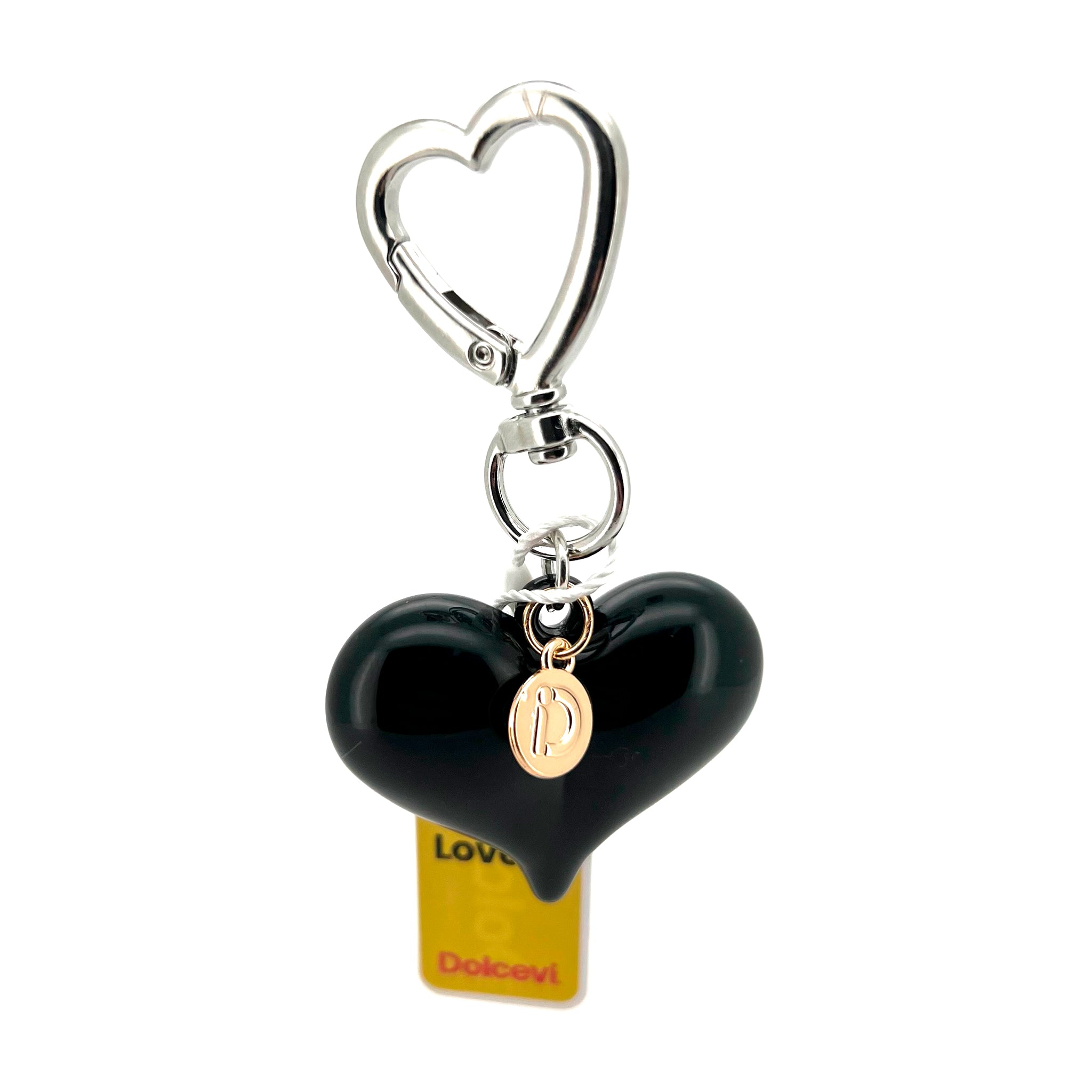 Midnight Heart Charm