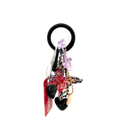 Burgundy Butterfly Bloom Charm