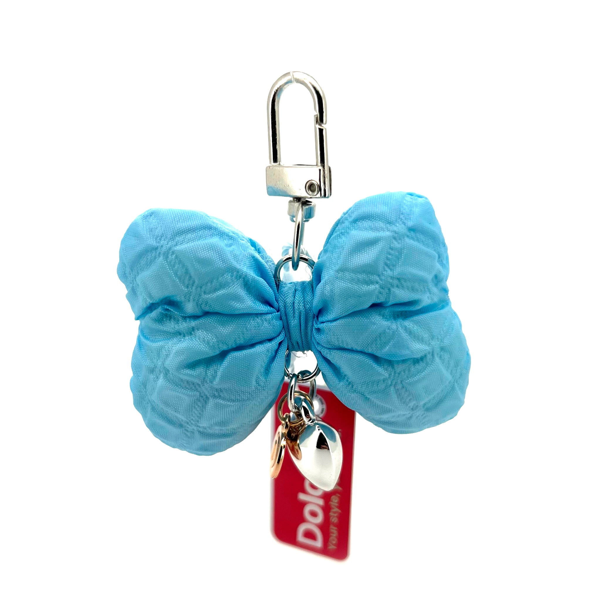 Sky Blue Bow Charm