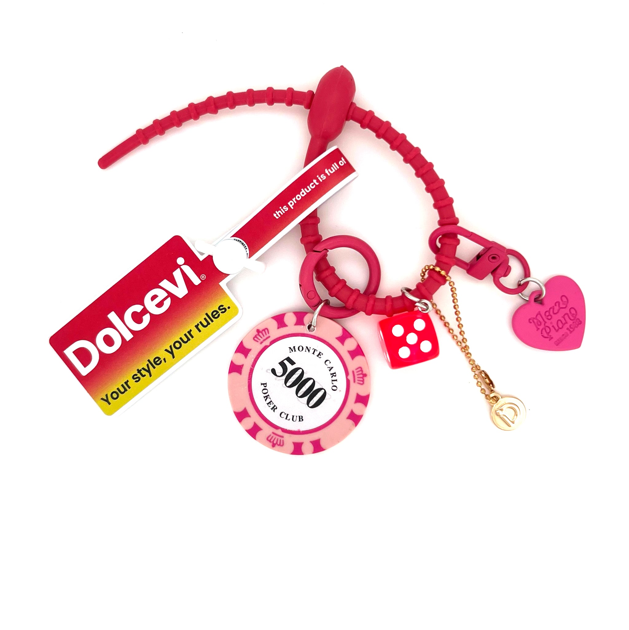 Hot Pink Jackpot Charm