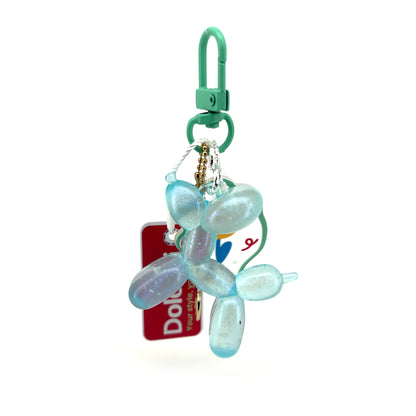 Aqua Balloon Dog Charm