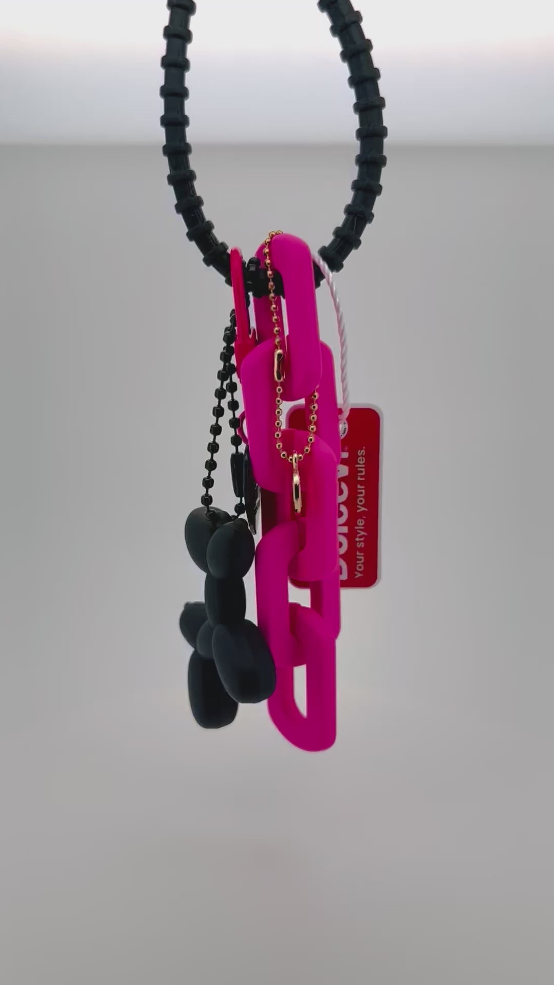 Balloon Pup Chain Charm