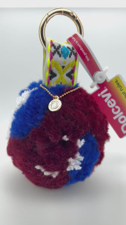 Multicolor Vibrant Pom-Pom Charm